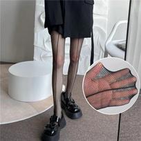 Japanese Style Sexy Black Tights Lolita Girls Bowknot Mesh Fishnet Pantyhose Thigh High Stockings Lingerie Nightclub Tights One Size