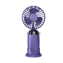 maxiaoxia USB Handheld Fan Mini Portable Folding Fan Digital Office Students Small Electric Fan Gift Cooling Portable Air Cooler for Bedroom