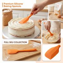 Silicone Spatula for Baking, Food Grade Thickened Icing Scraper for Smoothing and Spreading One Size