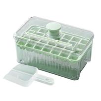 28 Grids Ice Cube Maker Mould Press Type Ice Tray with Lid Easy Release Ice Cube Tray  Bartender