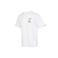 Vans Dart Board SS T Shirts Men's White Crew Neck Moderate Straight Fit VN0008Z9WHT M