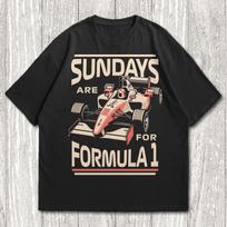 F1 Marškinėliai, Formula 1 Gerbėjo Marškinėliai 4XL white