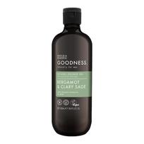 Baylis & Harding Goodness Men's Bergamot & Clary Sage Natural Shower Gel, 500 ml - Vegan Friendly (Pack of 1)