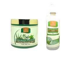 Khadi Pure Herbal Aloevera, Neem & Basil & Aloevera (TRN-500ml) Pack of 2 (600g)