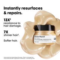 L'Oréal Professionnel Absolut Repair Mask for Dry & Damaged Hair | Professional mask for Strengthening and Repairing Hair, 13x resistance to hair da