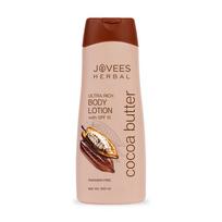 Jovees Herbal Cocoa Butter Body Lotion Provides Deep Moisturisation | Non Sticky Body Moisturizer With Cocia Butter | Winter Body Lotion For Smooth