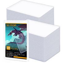 of Top Loader Card Holder for Trading Hard Card PVC for Trading Idol Scratch Protective Hard Card Case [Set 120] Cards, Case, Saver, Ultra-Clear
