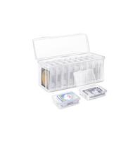 MFDXWCV Deck Case Trading Card Case Trading Card Storage Card Case Transparent Card Storage Card Storage Card Box [1+9 Set]
