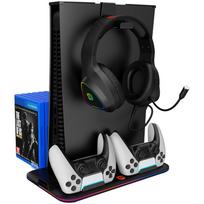 Canyon cs-5 rgb ps5 multifunctional stand charging and cooling 2-in-1 black