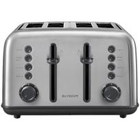 Buydeem 4-slice toaster, model dt640e, stainless steel, eu