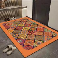 Colorful Hexagon Bohemian Doormat Indoor Household Entrance Floor Carpet 40*60cm