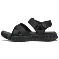 Skechers Elite Flex Men Velcro Sports Sandals Black 51722-BBK 42