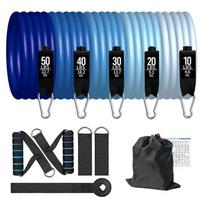 Ronglv 11-Piece 150lb Resistance Band Set