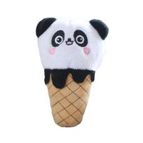 Ice Cone Cream Panda Plush Keychain Pendant Bag Accessory Stuffed Toy Gift Kids
