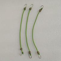 3Pcs Elastic Bungee Cord Heavy Duty Luggage Straps Rope Hooks 25cm Stretch Tie Tent Outdoor Accessories