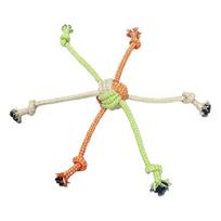 Interaction Tug Rope Toy for Dog Promotes Bonding and Reduce Boredom Safe Chewing Activity 6 Head Cotton Rope for Breeds 1