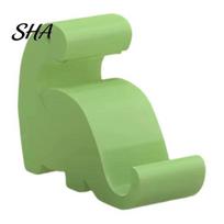 Mobile Phone Stand 3D Printed Dinosaur Holder, Shape Stand, Ergonomic Holder Universal Dino Cell Mount for Desktop Decoration Decorative žalia
