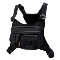 Splashproof Fishing Chest Bag with Reflective Strips Outdoor Fishing Travel Sports Bags Chest Pack for Men Women Portable juoda