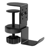 Heavy Duty 360°Swivel Hook Clamp Headphone Stand Hanger Holder Securely Holds Headphones Or Small Bags On Desk Shelf 1