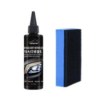 Headlight Restoration Kit, Headlight Scratch Remover & Polish Cream, Remove Oxidation Yellowing Lens Cleaner, Car Headlamp Repair Compound Wax 100ML