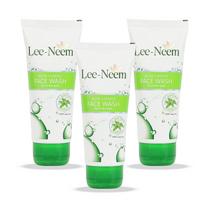 Lee Neem Anti Acne Facewash 70g with Pure Neem & Aloe Vera Extracts for Oil Control & Breakouts | Soap-Free, Dermatologically Safe & No Parabens (P