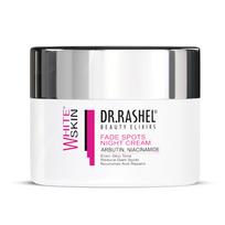 DR.RASHEL Balinantis veido naktinis kremas moterims ir vyrams (50 g) | Visų tipų odai | Mažina tamsias dėmes | Šviesina, maitina ir atjaunina odą.