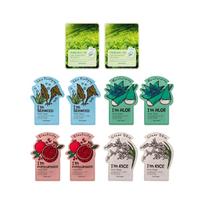 Tonymoly Detox Face Sheet Mask| Pack of 10|Sheet Face Mask for Glowing Skin|Facial Mask With Essence| Soothes Skin Irritation, Refines Pores & Skin
