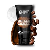 BEARDO DeTan Face Wash for Men, 50ml | Glycolic Acid,Niacinamide & Coffee | Helps to Reduce Tan,Reduce Dark Sports & Pigmentation | Exfoliates & Hy