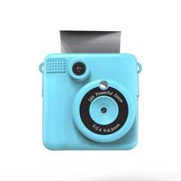 Instant Print Cameras Kids Camera 16X Digital Zoom Toddler Video Camera Child Printable Toy Gifts for 4-10 Year Old Girls Boys mėlyna