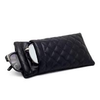 Glasses Clip Duble-layer Glasses Case Portable Sunglasses Eyeglass Bag Sunglasses Pouch  Outdoor juoda