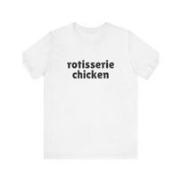 Rotisserie Chicken Shirt Funny Cursed Meme T Shirt for Men and Women Oddly Specific Gen Z Humor Tee Ironic Graphic Unisex Gag Gift Designer Clothes S balta