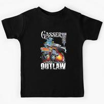 Gasser Outlaw Class Vintage Drag Racing Race Car Kids T-Shirt 130