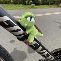 1PC Cute Dinosaur Charms Bicycle Handlebar Decoration for MTB and Road Bike Bike Accessories Cycle Accessories žalia