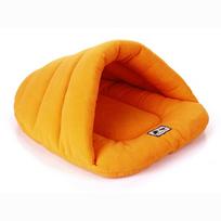 Cozy Cat Dog House Puppy Cave Pet Sleeping Bed With Super Soft Plush Surface XS oranžinė