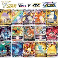 100 vnt. Pokemon kortelių Blizgančios VSTAR GX EX VMAX MEGA TAG TEAM Energija Treneris Charizard Pikachu Kolekcija Kovos kortelė S36 30PCS - MEGA
