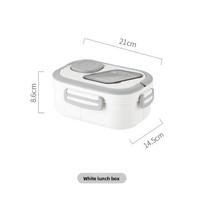 Microwave Safe Plastic Bento Box With Divider For Adults And Office Lunches balta