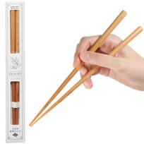 FlaColle Beeswax Finish Natural Made in Japan Gift [Natural Chopsticks] 23cm, Wood, Octagonal, Thick, Stylish, [Nostalgic Warmth] (Walnut) ruda