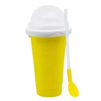 Large Capacity Quick-Frozen Slushy Maker Cup for Homemade Smoothies Juices Ice Cream - Summer Squeeze Kitchen Beker Tool geltona