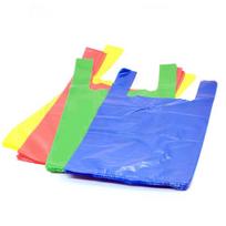 HDPE maišeliai su rankenėlėmis, 450x600mm, 25mkr, 100vnt., įvairių sp.