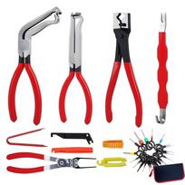 Automotive Electrical Connector Removal Tool Kit, Electrical Disconnect Pliers, Relay Puller, Hose Remover, Terminal Pin Extractor & Panel Clip Tool 11 Pcs