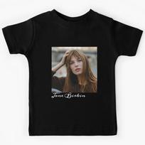 Jane Birkin French Style Icon, Jane and Maggie Kids T-Shirt 110