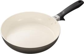 Exclusive Kyocera Frying Pan 28cm Ceramic Coating PFAS Lead Cadmium Medium Heat or Lower All Heat Source Compatible Dark Gray [WEB Color]
