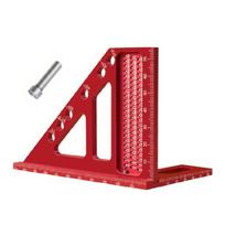 Multiple Angles Aluminum Measuring Ruler Accurate Woodworking Square Protractors Upgrades for DIY Enthusiasts & Professional