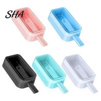 Ice Cream Mold Tray 5PCS Silicone Molds, Bright Colors Box Mold, Popsicle Molds Reusable Easy Fill for Homemade Pop 5pcs