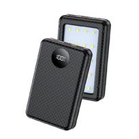 Standard 18650 Mobile Power DIY Housing Case 22.5W/10W Fast Charging Built In LED Lamp For Emergency Lighting