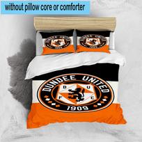 3pcs Dundee United Crest Printed Bedding Set Duvet Cover Closure Includes 1 Duvet Cover & 2 Pillowcases Bedding Sets Home Decor Gifts 135cm*200cm