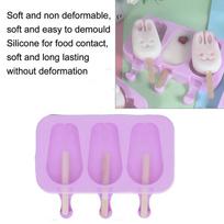 2 pcs Easy Release Homemade Popsicle Mold Rabbit Shaped Frozen Treat Maker  DIY