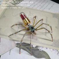 DIY Mechanical Spider Metal Model Kit 3D Puzzles Cyberpunk Insects Assembly Creative Handmade Metal Puzzles