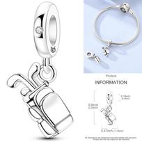Sneakers 925 Silver Ice Roller Skates Pink Ballet Shoes Charm Pendant Original Fits Women DIY Jewelry Girl Charms