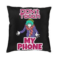 Shin Tsukimi Your Turn To Die Hat Throw Pillow Case Decoration Custom Square Yttd Game Anime Cushion Cover 40X40 Pillowcover Peach skin 18*18(CM)-1Pcs
